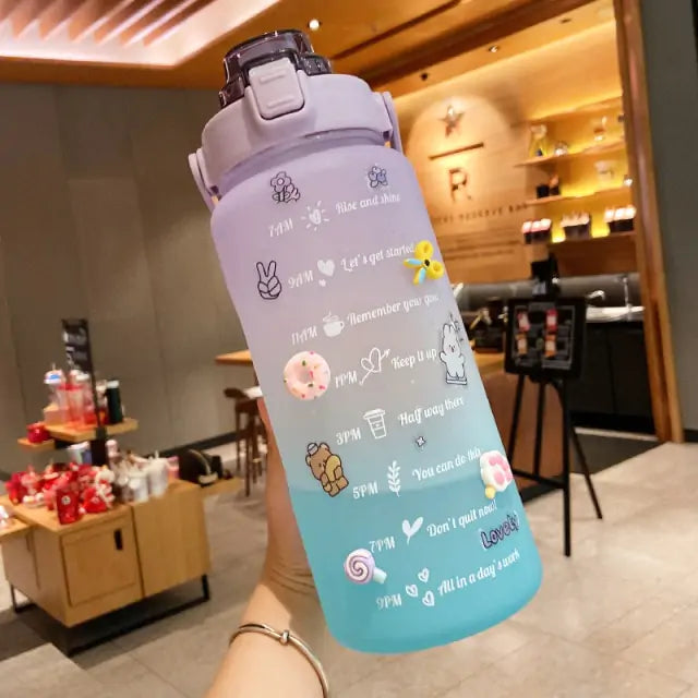 2L Large Capacity Water Bottle