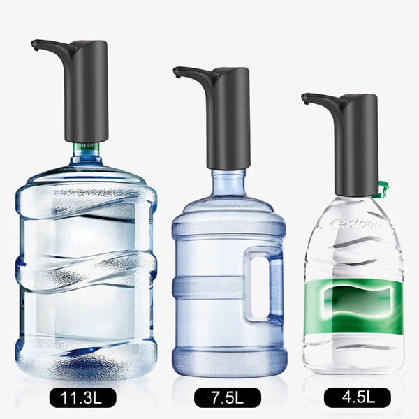 Precise: Dual Mode Automatic Water Bottle Pump - USB Rechargeable